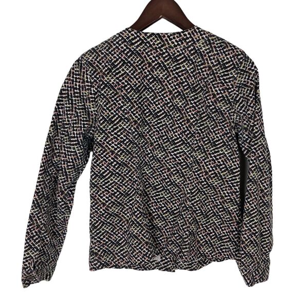 Cabi 5099 Cliffside Geometric Print Moto Jacket Women's Size Small Multi-color - Picture 2 of 7